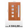 Drzwi  KMT PLUS 54 dwuskrzydłowe "130" 90L+40P , 10s4 +d3 lustro weneckie , złoty dąb.